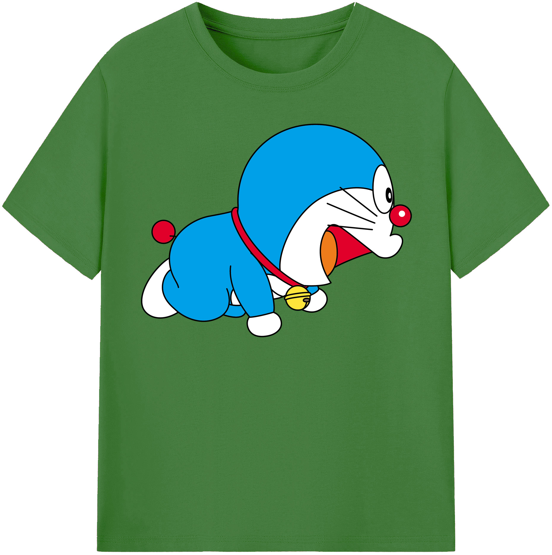 （画像用） ドラえもん Doraemon レディースカジュアルプリントTシャツ（綿100％）